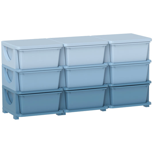 Kids Storage Unit, with Nine Drawers