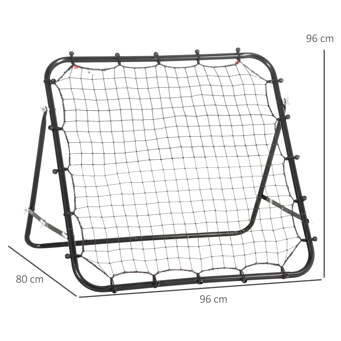 Rebounder Net, Practise Kickback Goal, for Teens, Adults Training