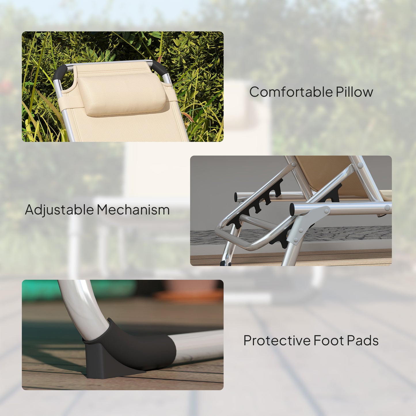 Foldable Outdoor Sun Lounger