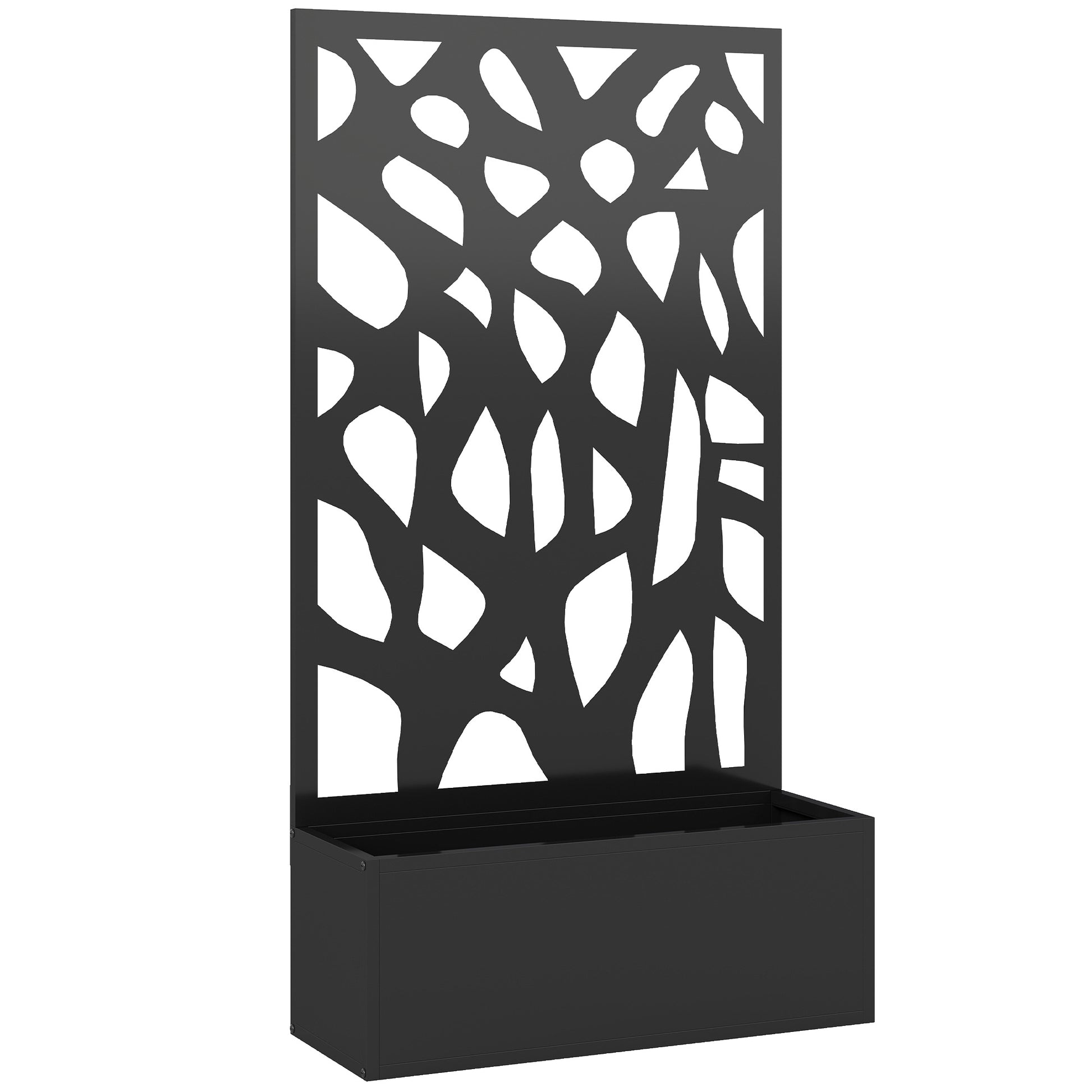 Metal Raised Garden Bed with Trellis