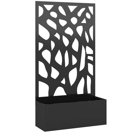 Metal Raised Garden Bed with Trellis