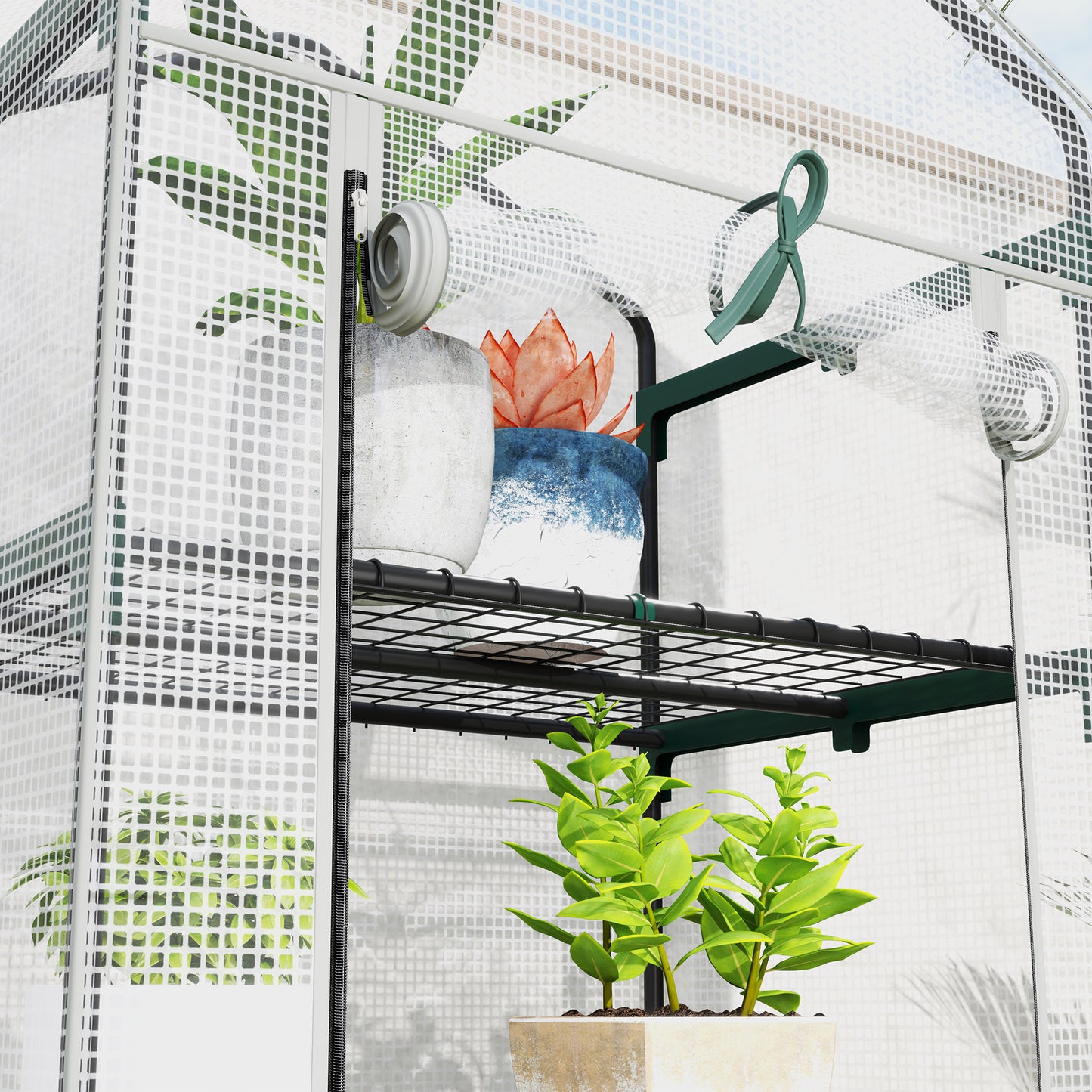 193cm Five Shelf Mini Greenhouse
