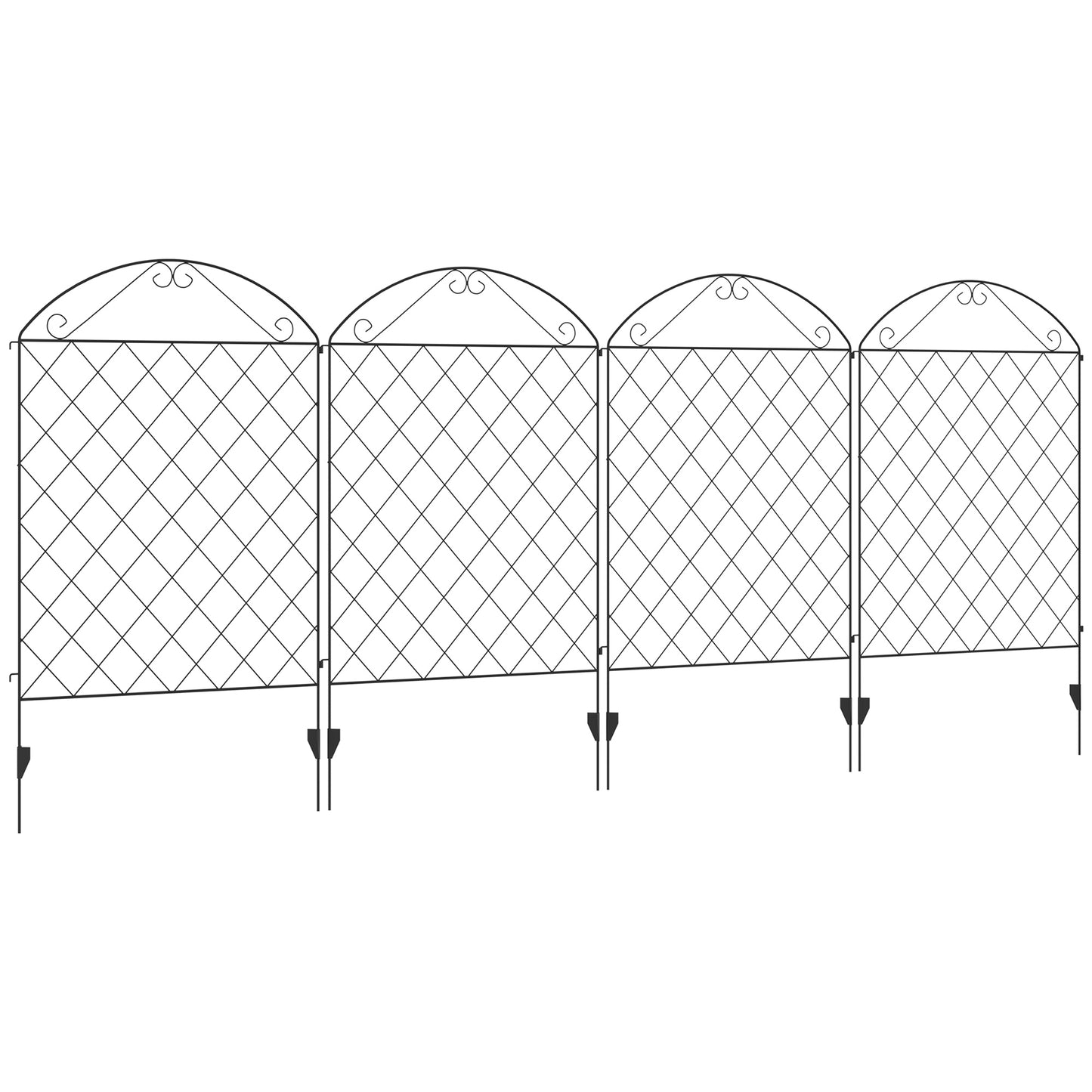 43in x 11.5ft Decorative Garden Fencing