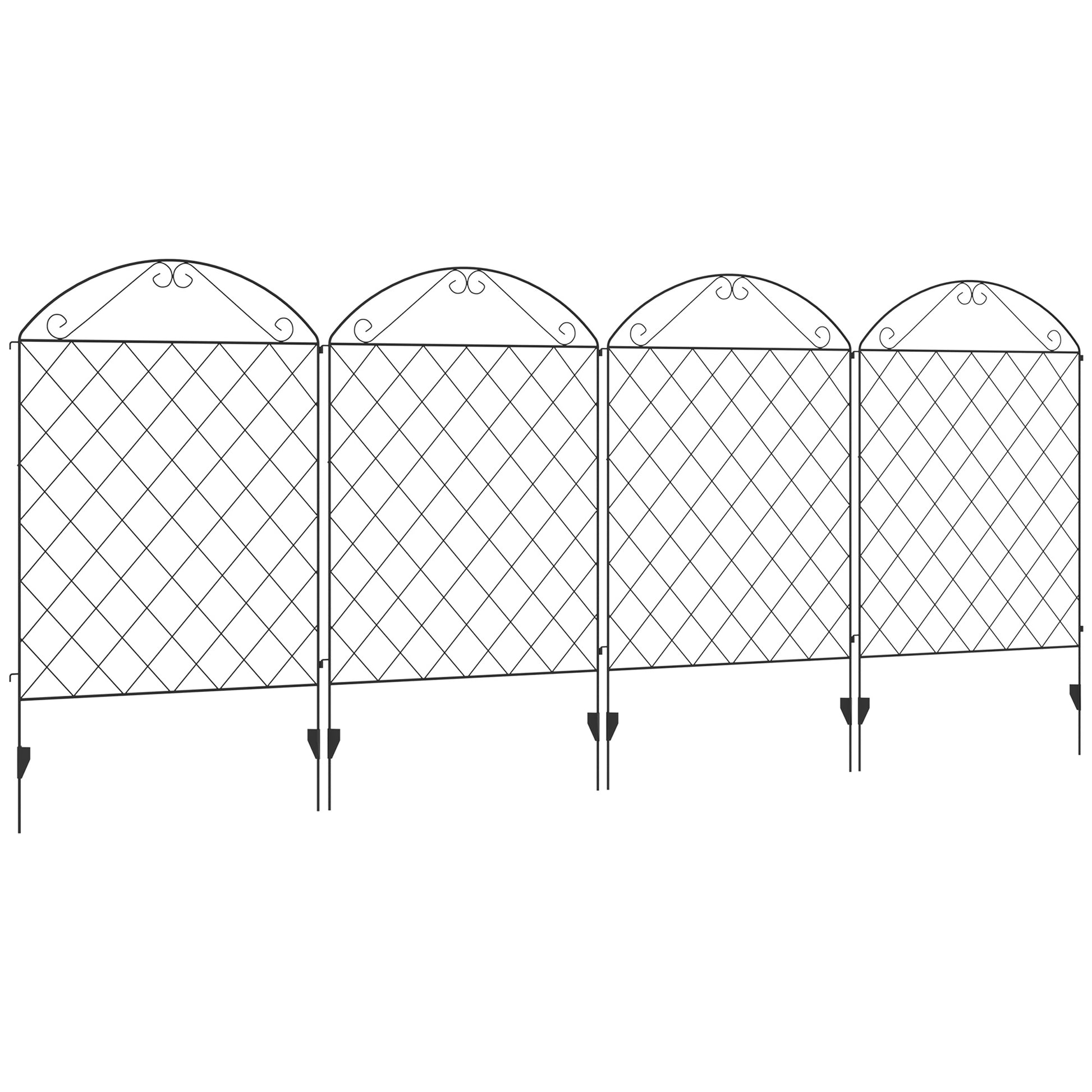 43in x 11.5ft Decorative Garden Fencing