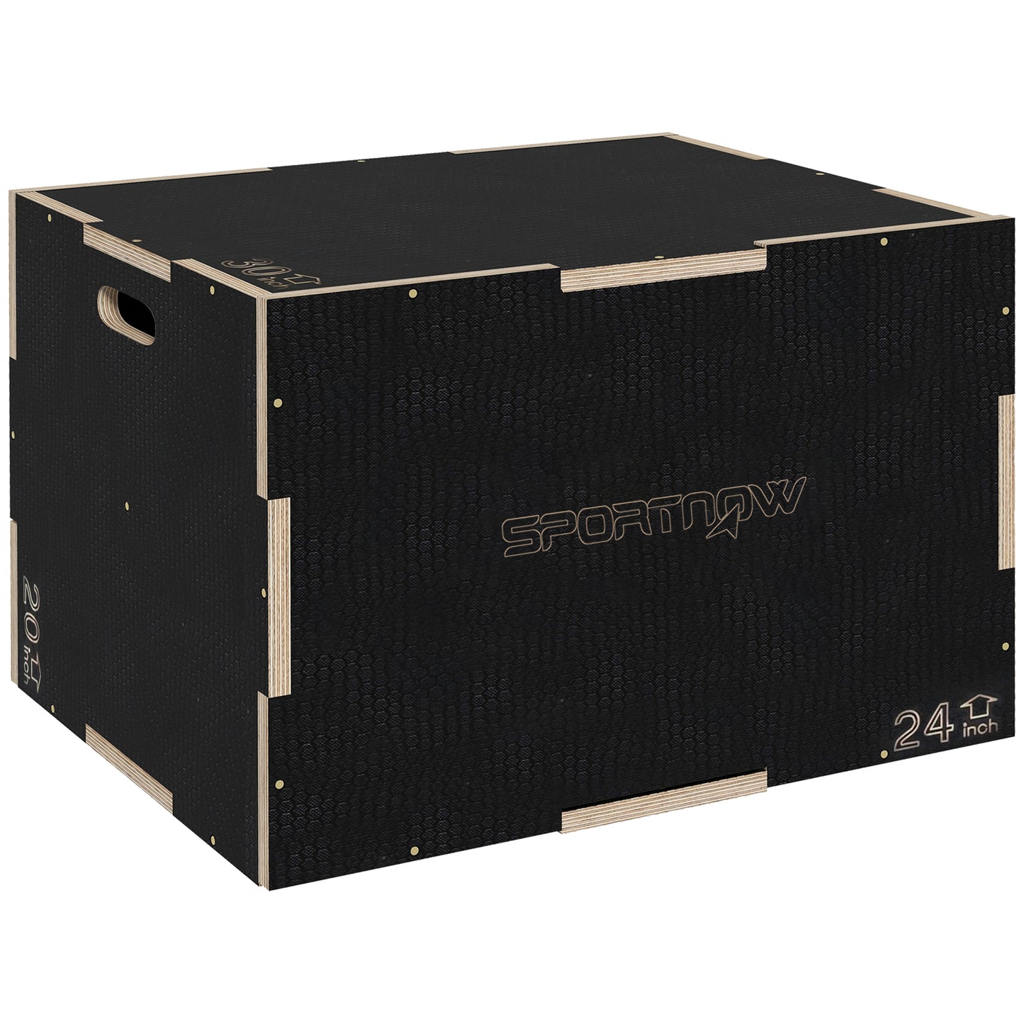 Multi-Faceted Jump Box, Wooden Step Up Box, for Home, Gym, Exercise (2)
