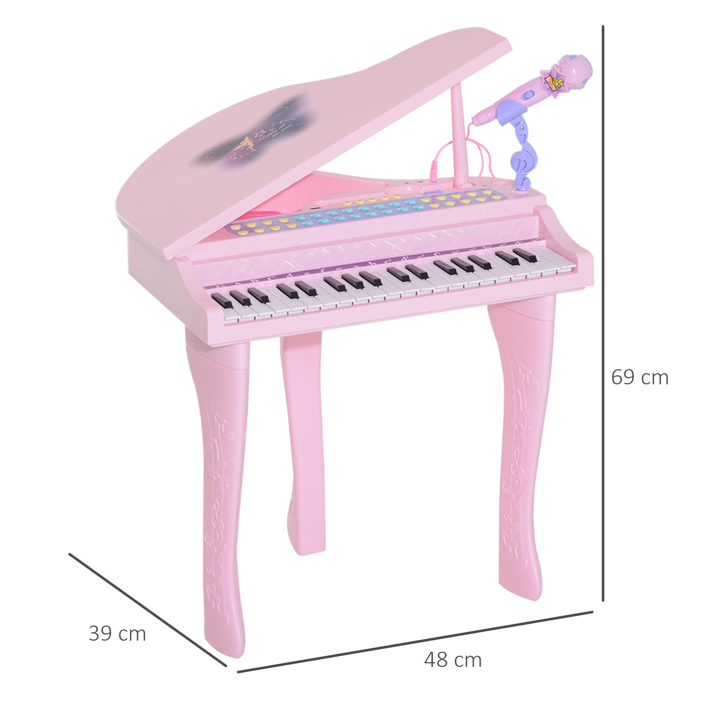 37 Keys Kids Mini Electronic Keyboard Children Grand Piano