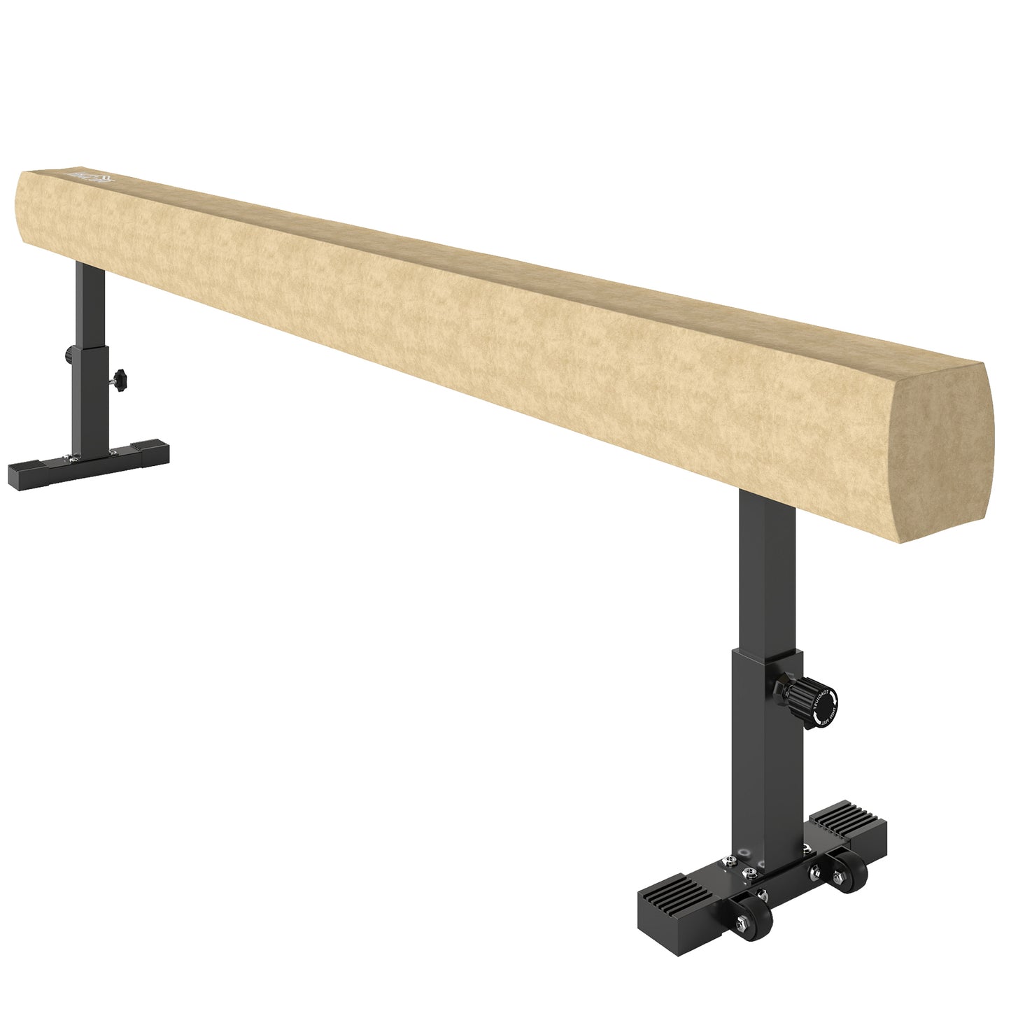 7.5ft Adjustable Balance Beam, Gymnastics Beam with Wheels