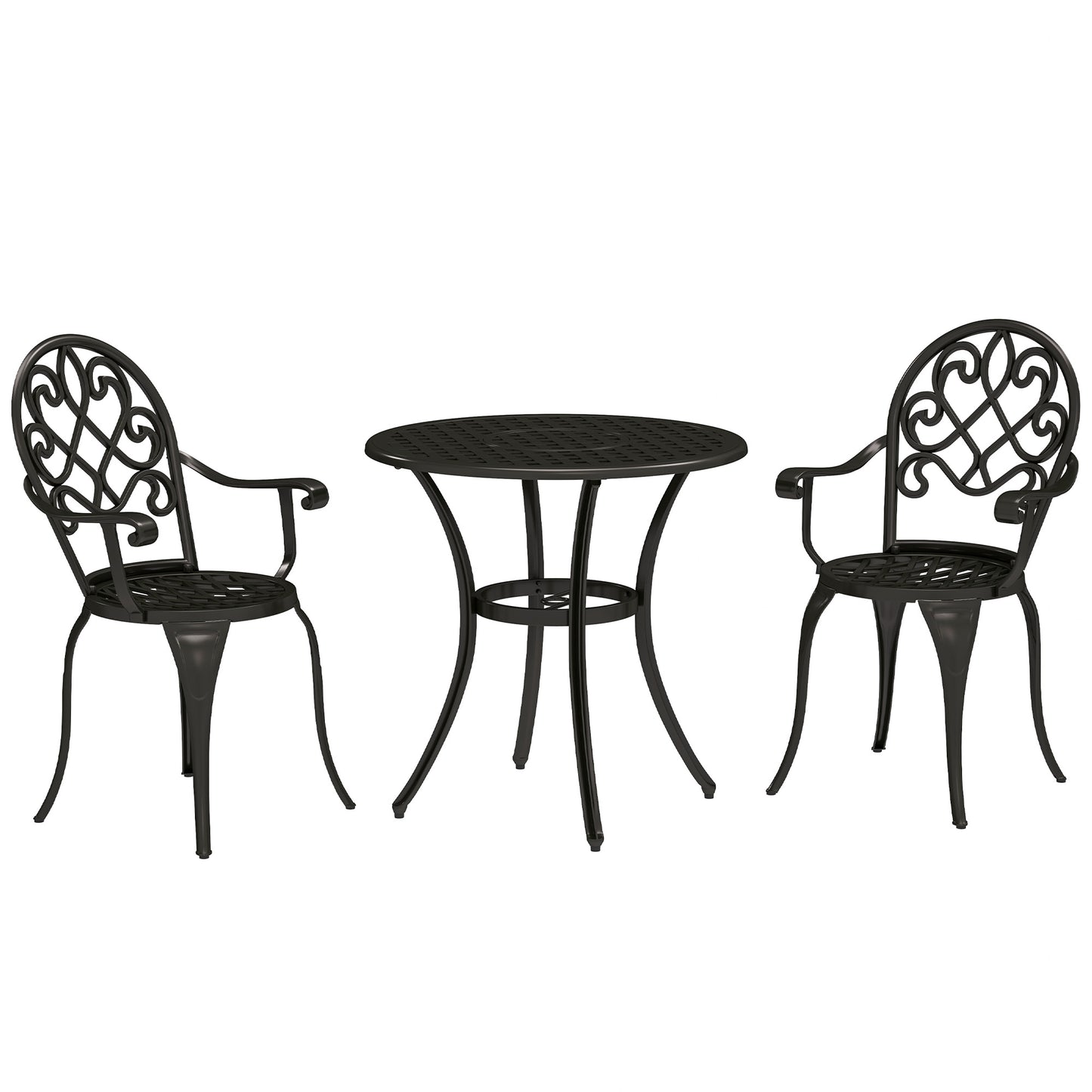 Three-Piece Elegant Aluminium Garden Set