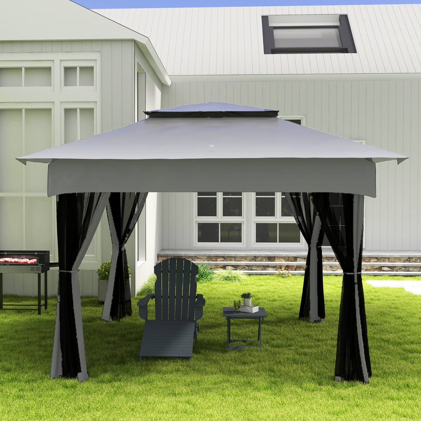 BBQ Rotisserie Grill Roaster Charcoal Spit Roasting Machine