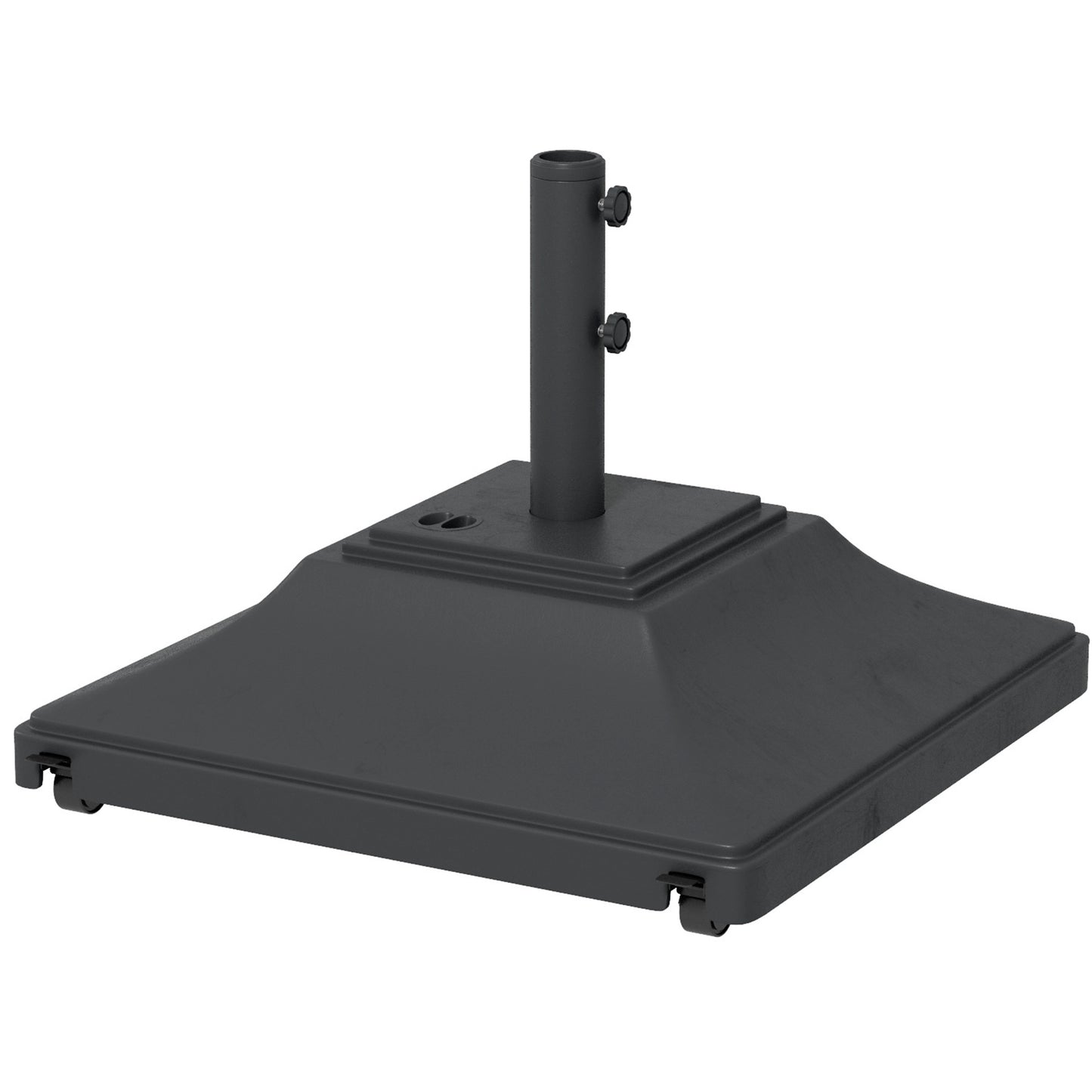 60kg Water/Sand Fillable Parasol Base, with Wheels