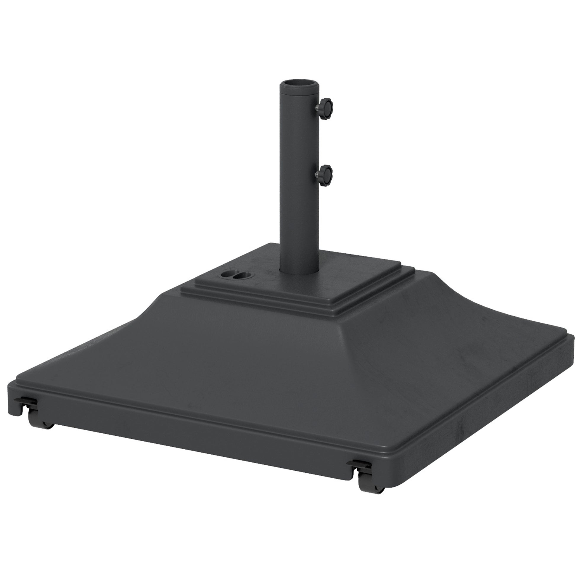 60kg Water/Sand Fillable Parasol Base, with Wheels