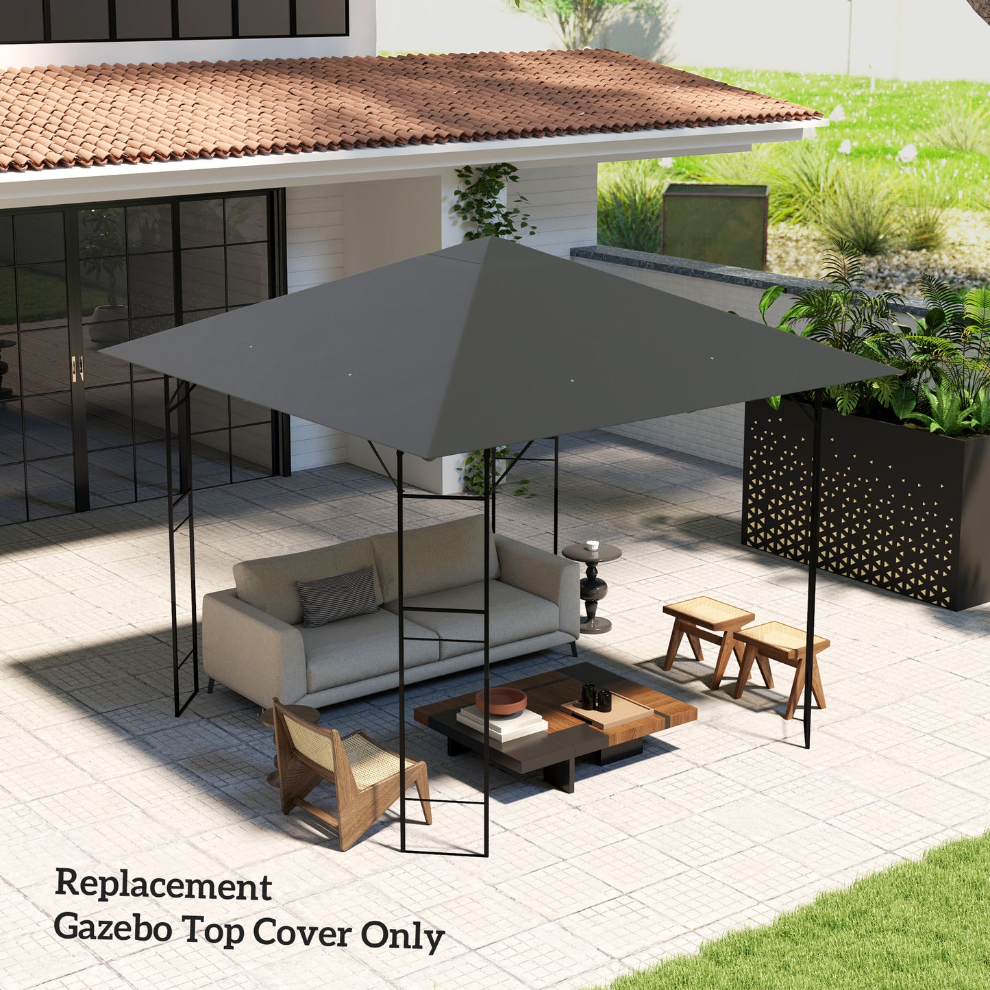3 x 3(m) Gazebo Canopy Replacement Cover (1)