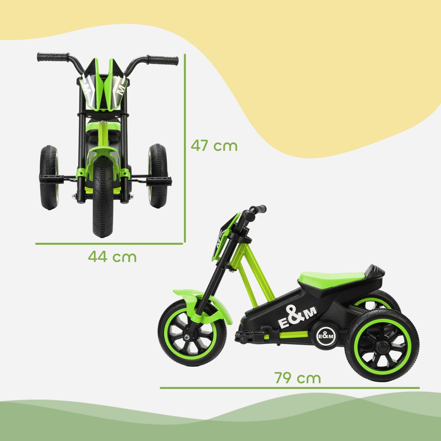 Kids Tricycle Baby Trike, Kids Trike with Pedal