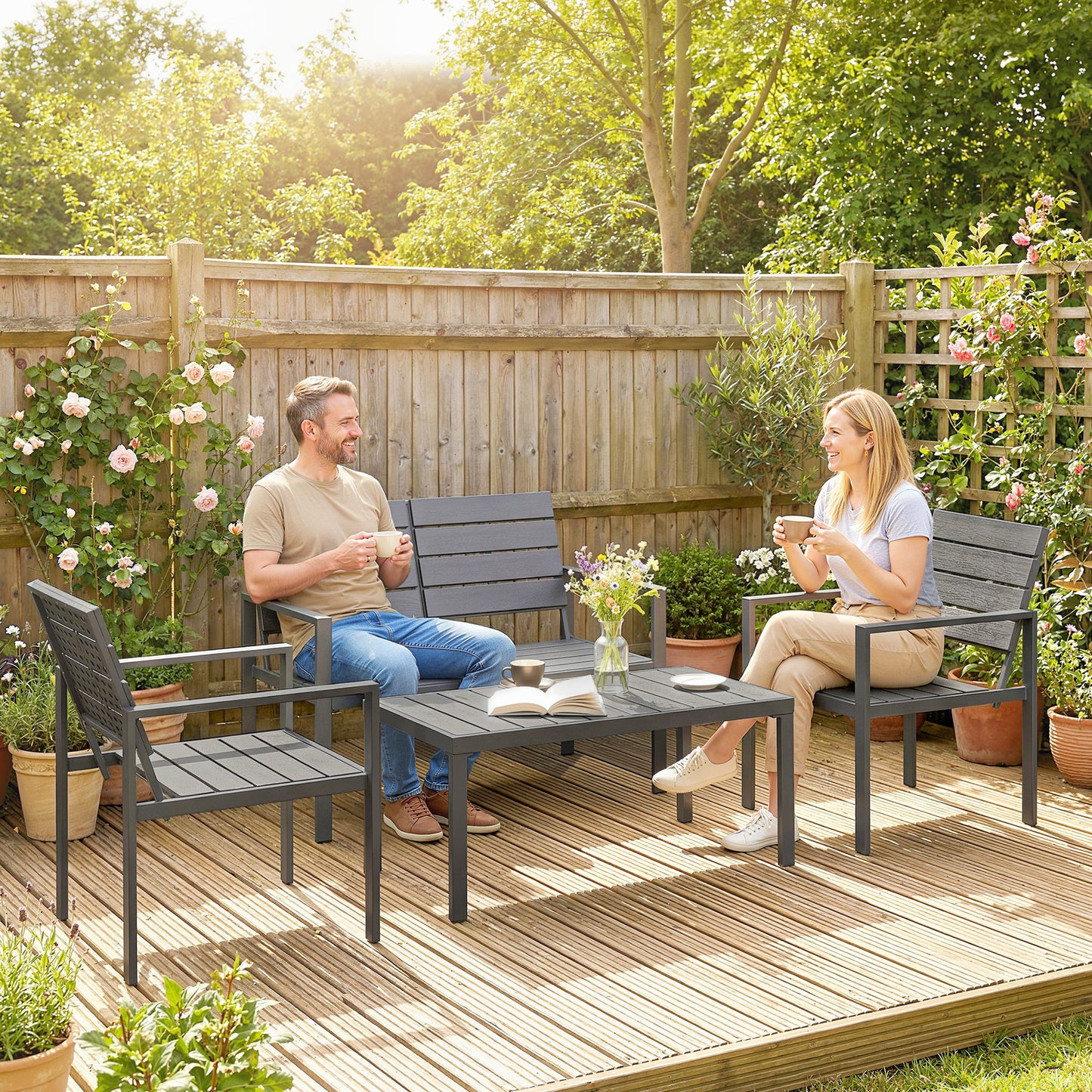 4 Piece Garden Furniture Set (1)