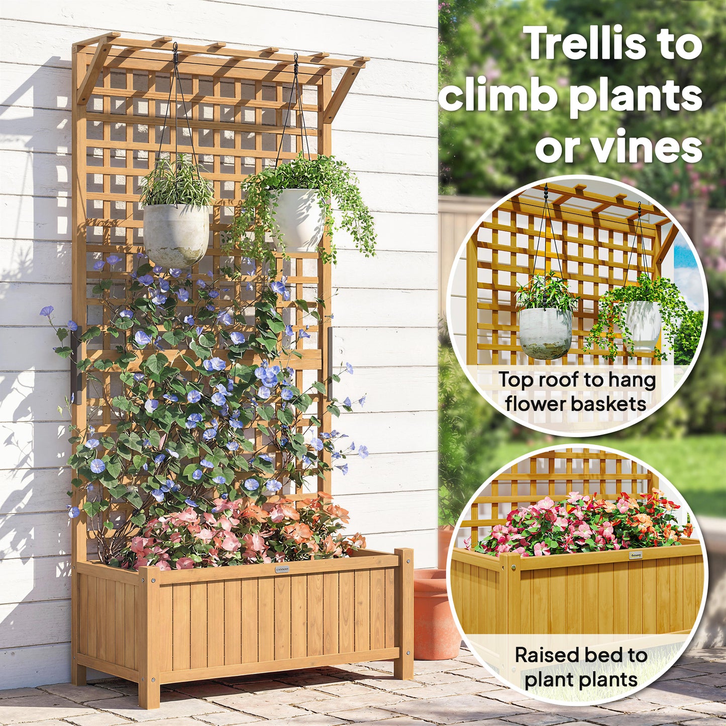 Raised Bed with Drainage Holes