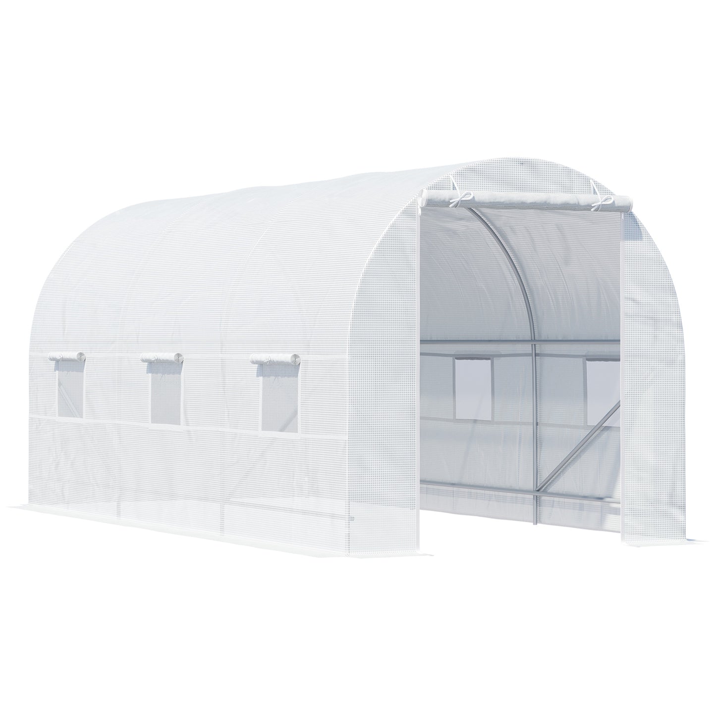 4.5 x 2 x 2 m Polytunnel Greenhouse