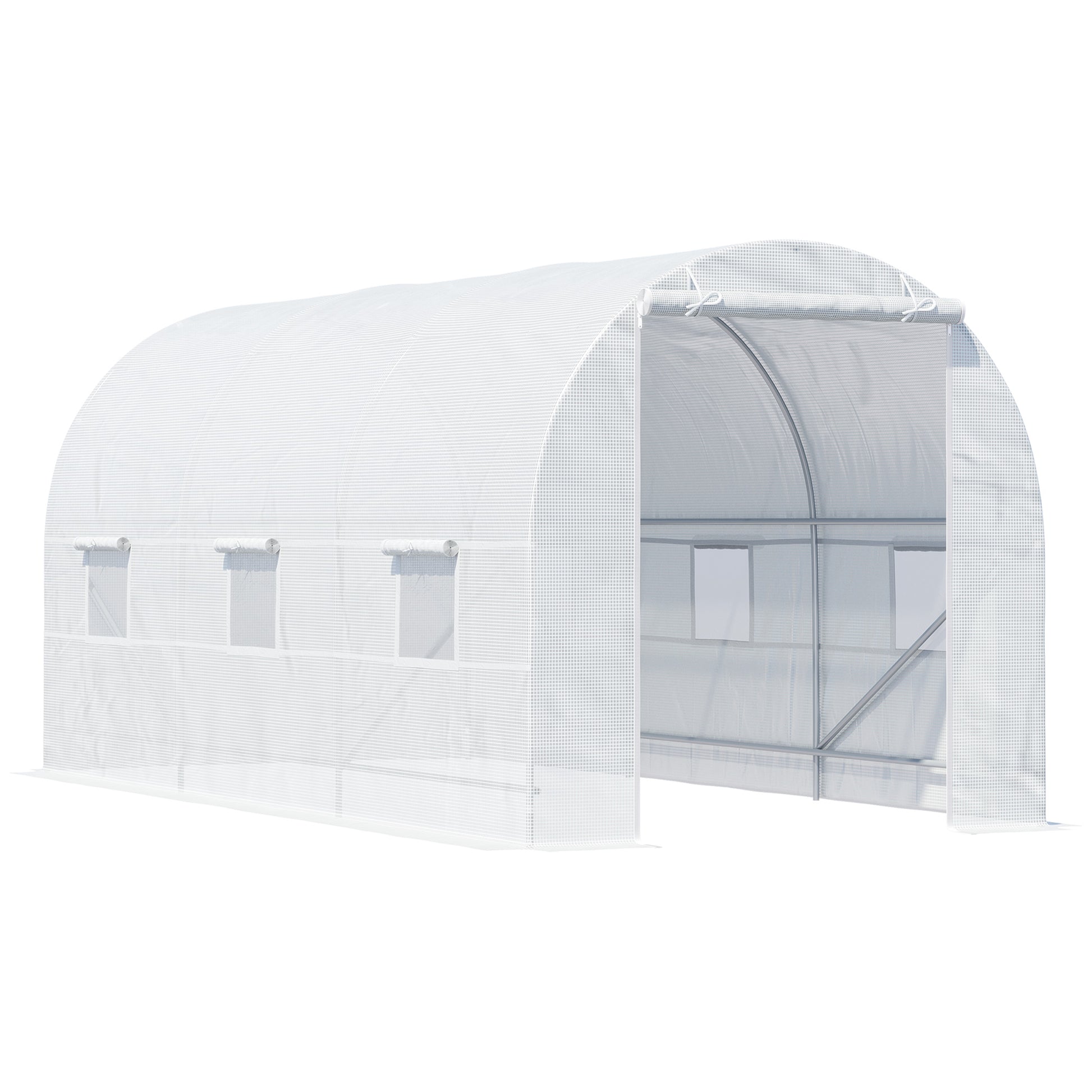 4.5 x 2 x 2 m Polytunnel Greenhouse