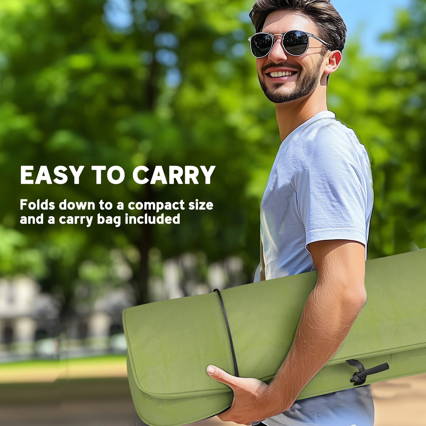 Portable Padded Camping Chair, with Bag