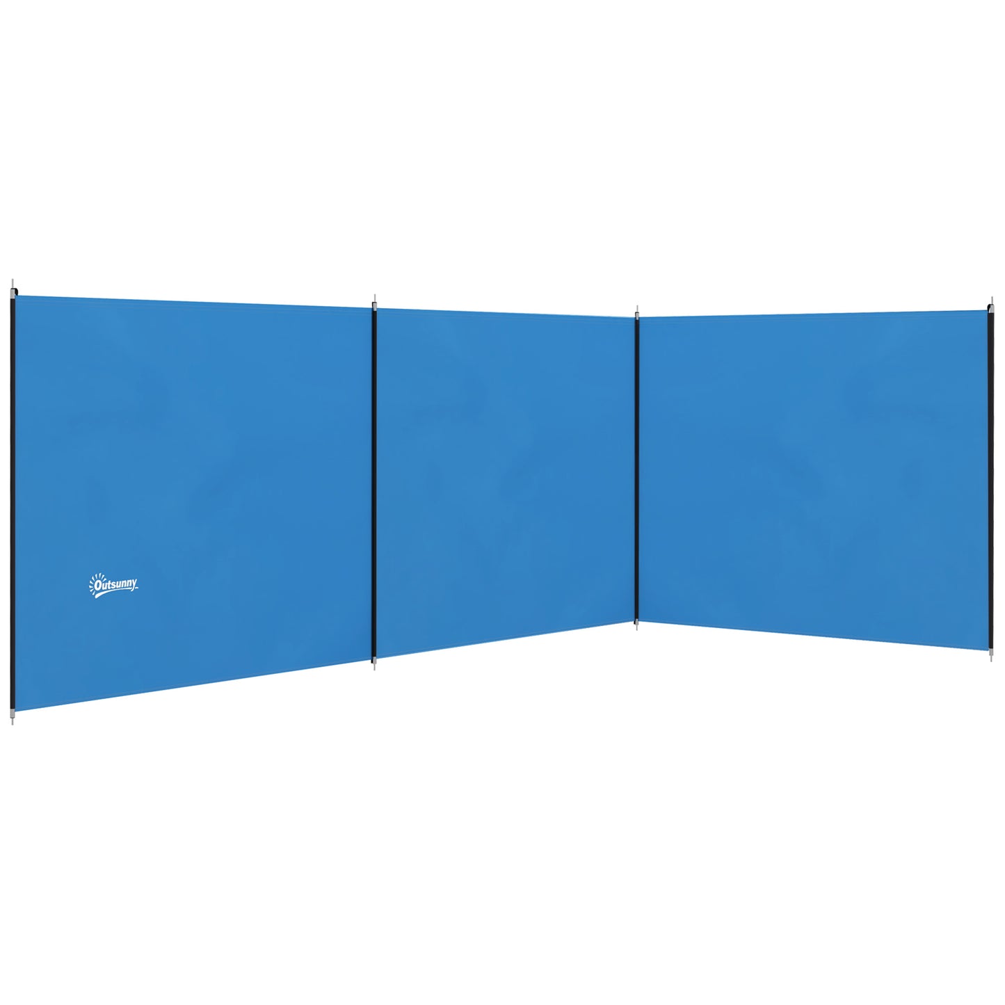 4 Pole Camping Windbreaks, Beach Wind Shield Shelter with Carry Bag (1)