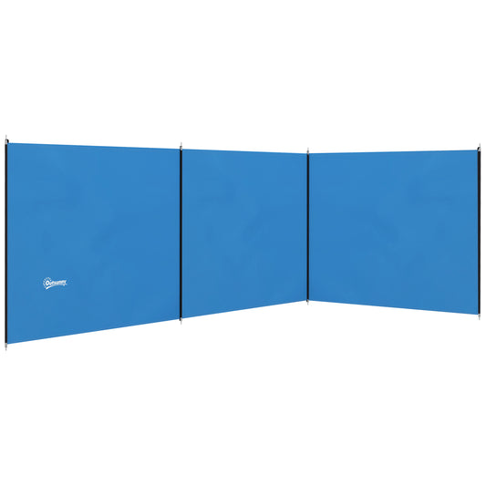 4 Pole Camping Windbreaks, Beach Wind Shield Shelter with Carry Bag (1)