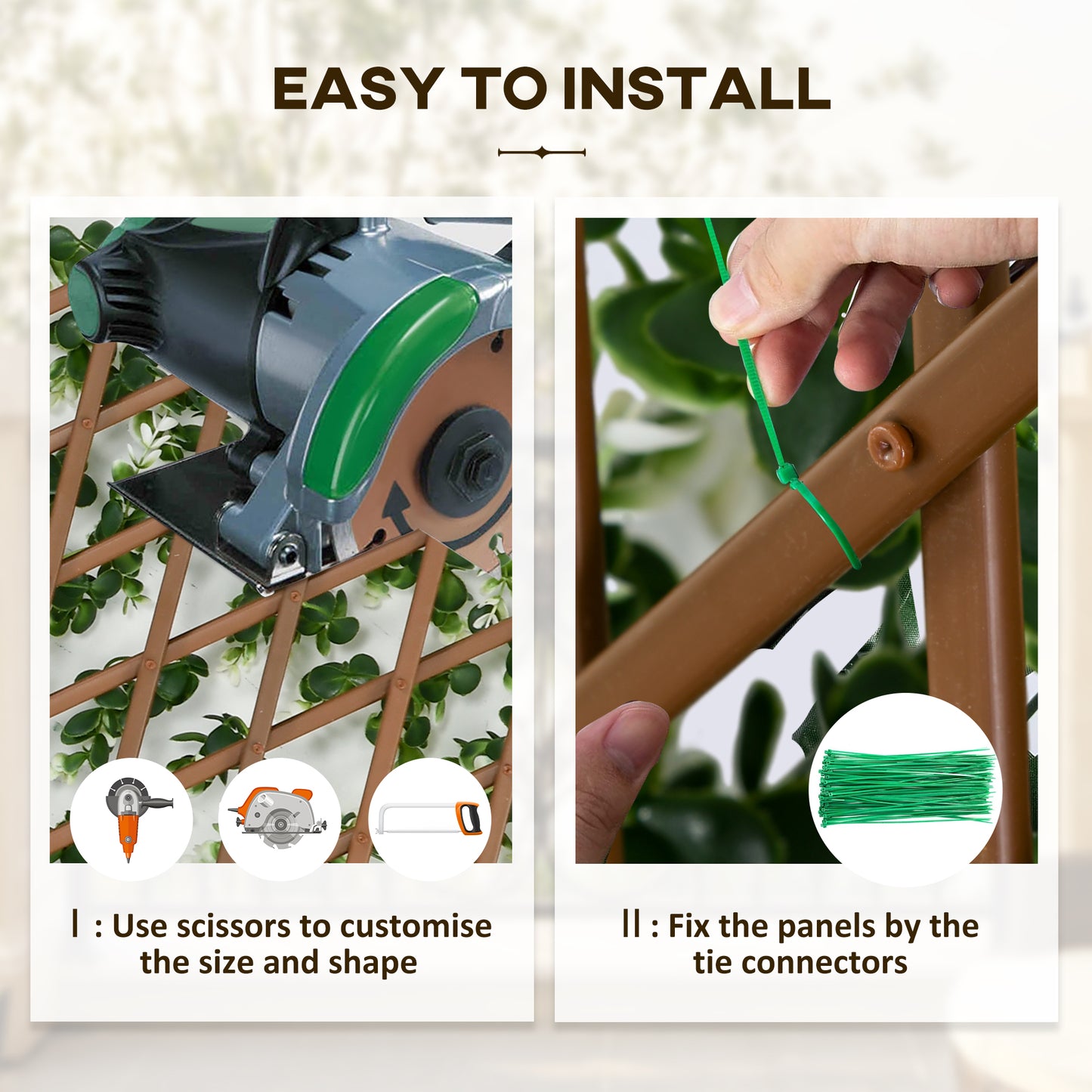 2pc Expanding Garden Trellis