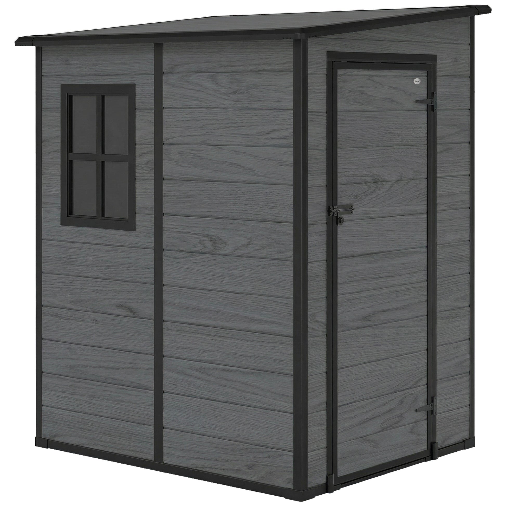 4'x5' Garden Storage Shed, Lean to Shed (1)