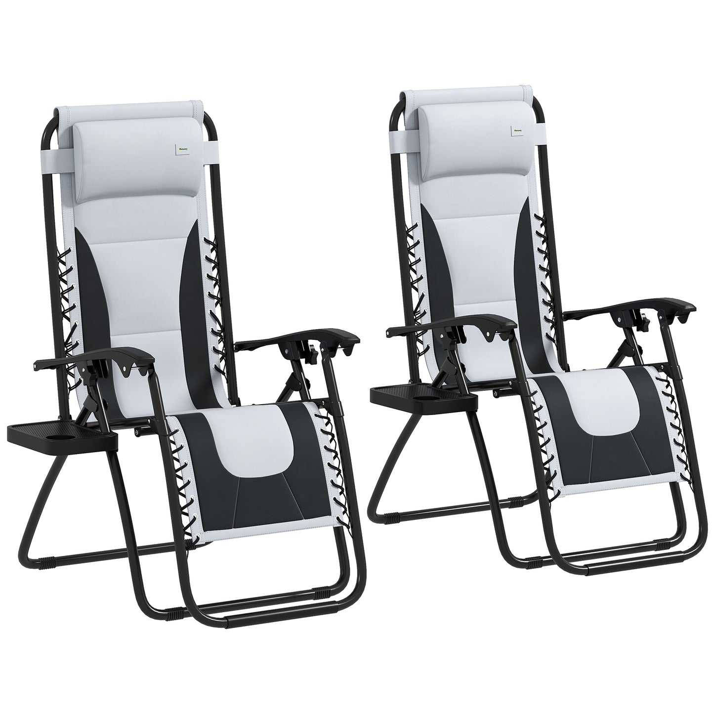 Zero Gravity Lounger Chair Set of 2 (1)