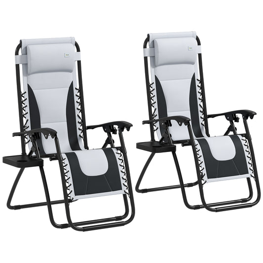 Zero Gravity Lounger Chair Set of 2 (1)
