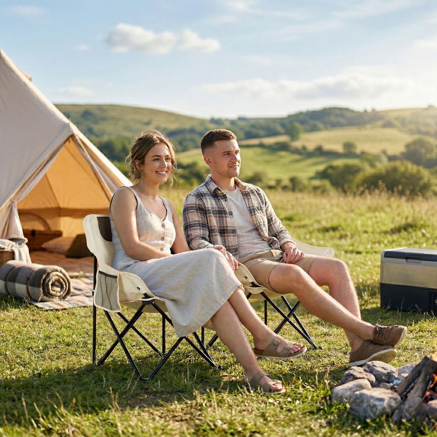 Camping Chair, Lightweight Folding Chair with Carrying Bag
