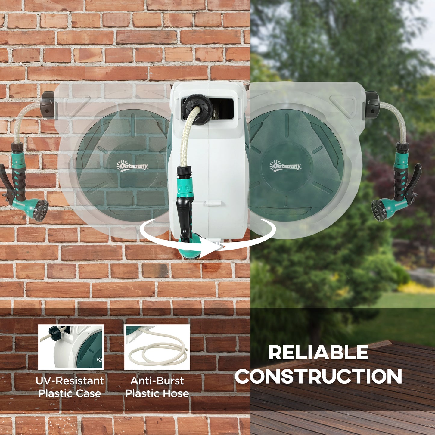 Retractable Hose Reel Wall Mounted (1)