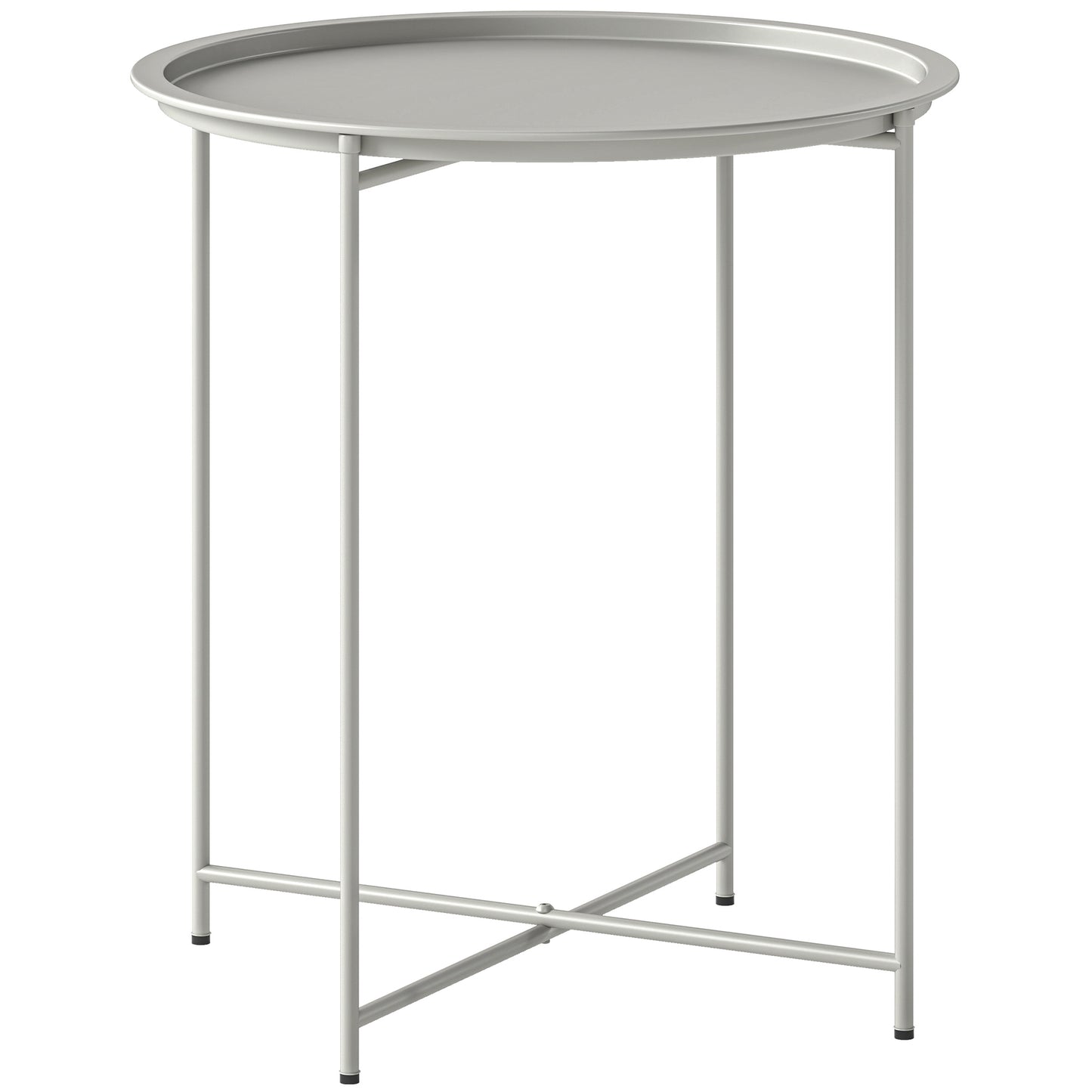 Steel Removable Tray Top Garden Table - Blue