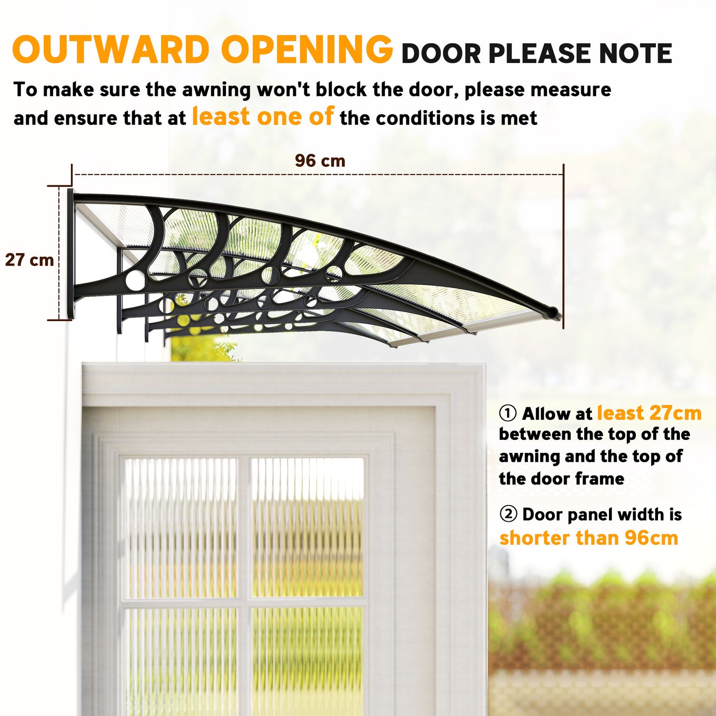 Front Door Canopy, Outdoor Awning