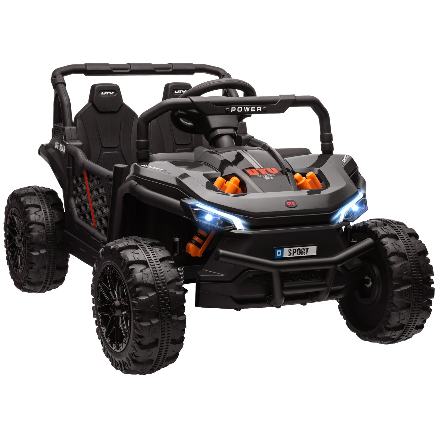 12V Battery Powered Ride on Truck w/ Remote, Four Suspension Wheels