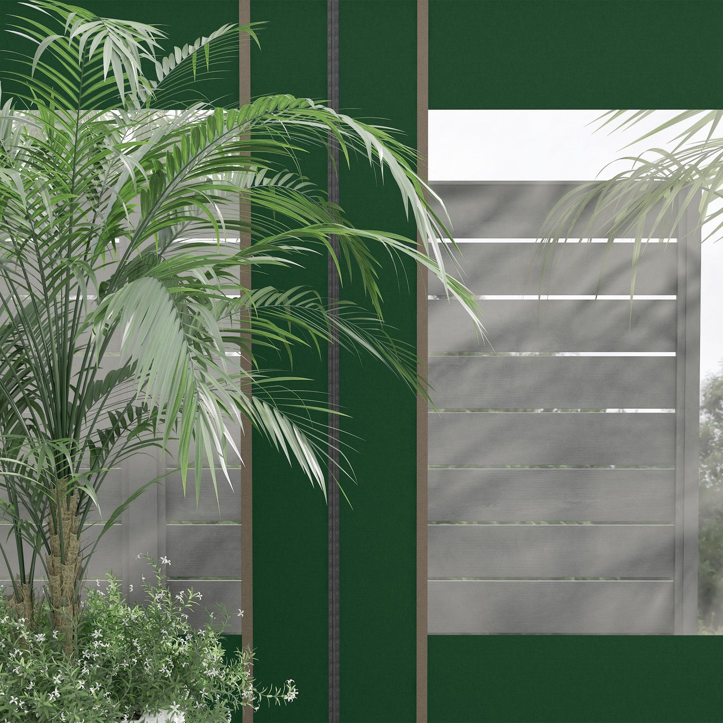 Set of Two 295cm Replacement Canopy Walls
