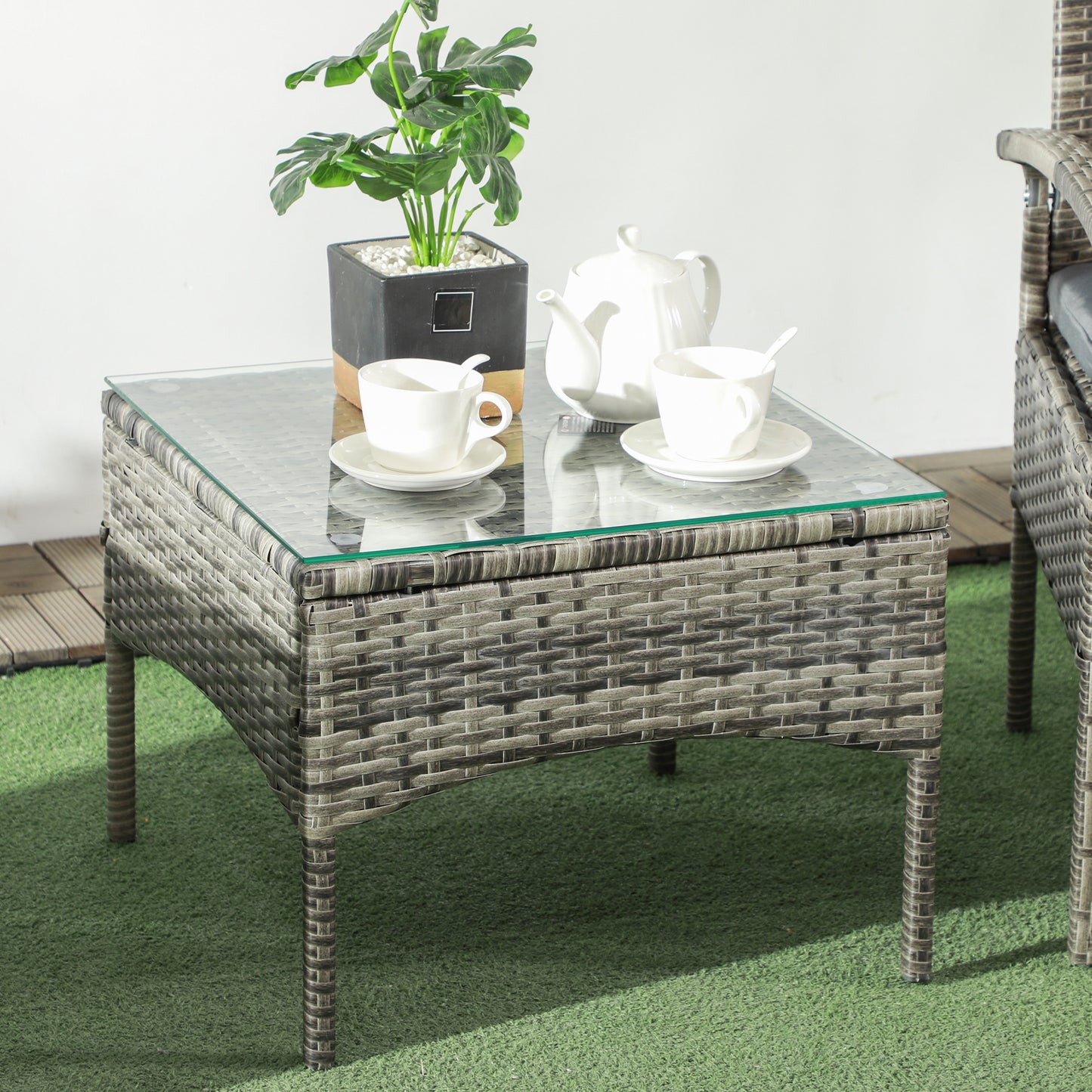 3 Pieces Rattan Bistro Set (5)