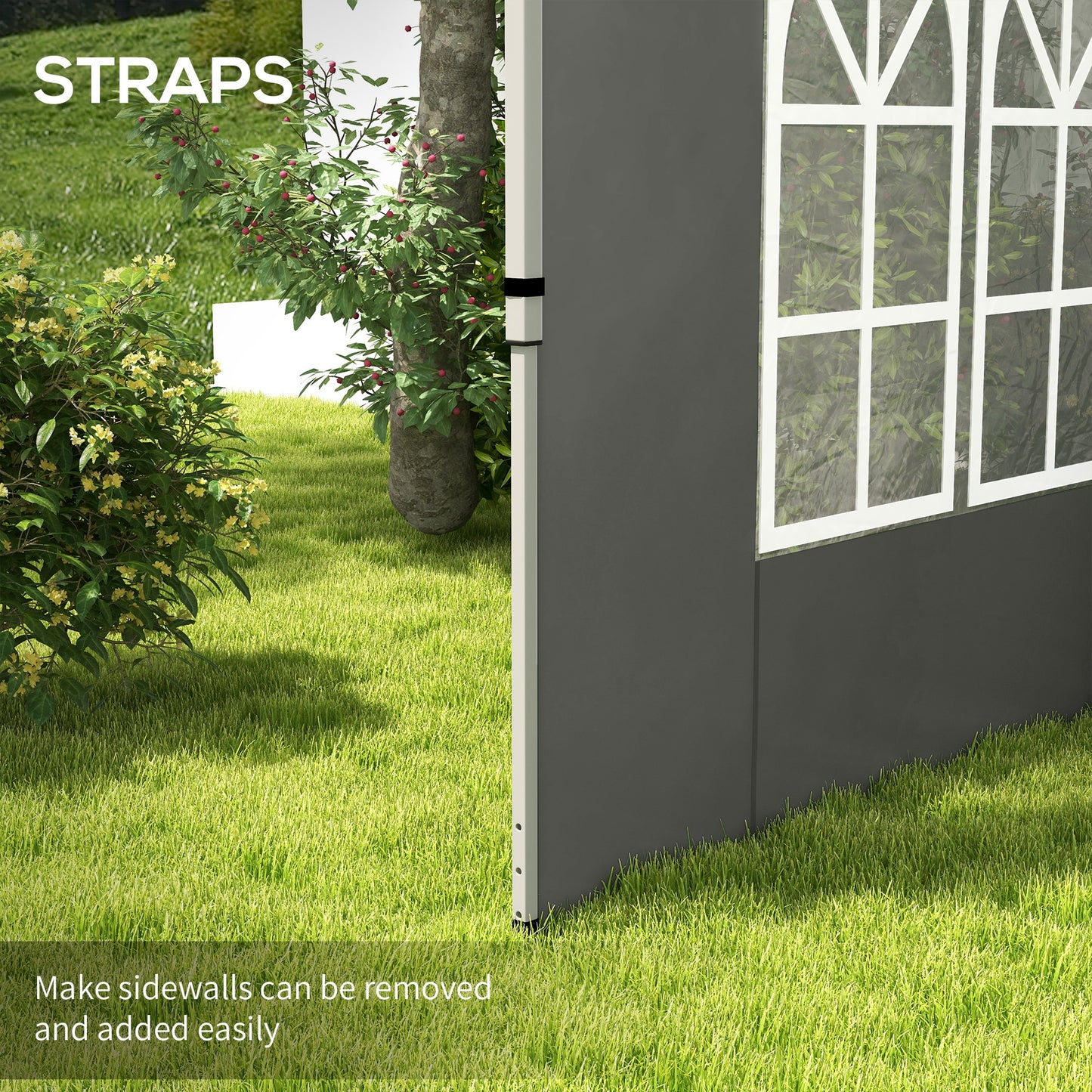 Gazebo Side Panels, Sides Replacement with Window