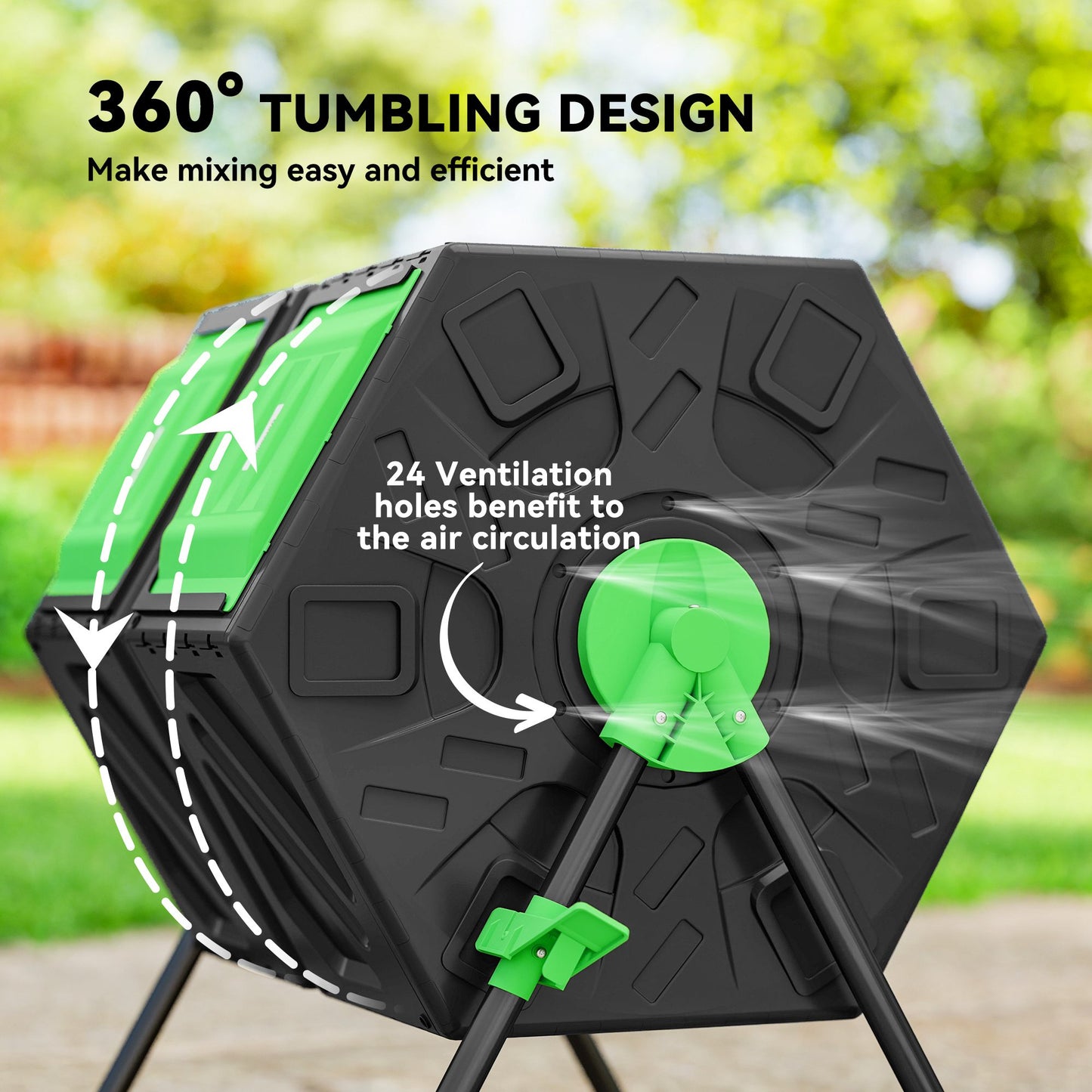 130L Double Chamber Composter