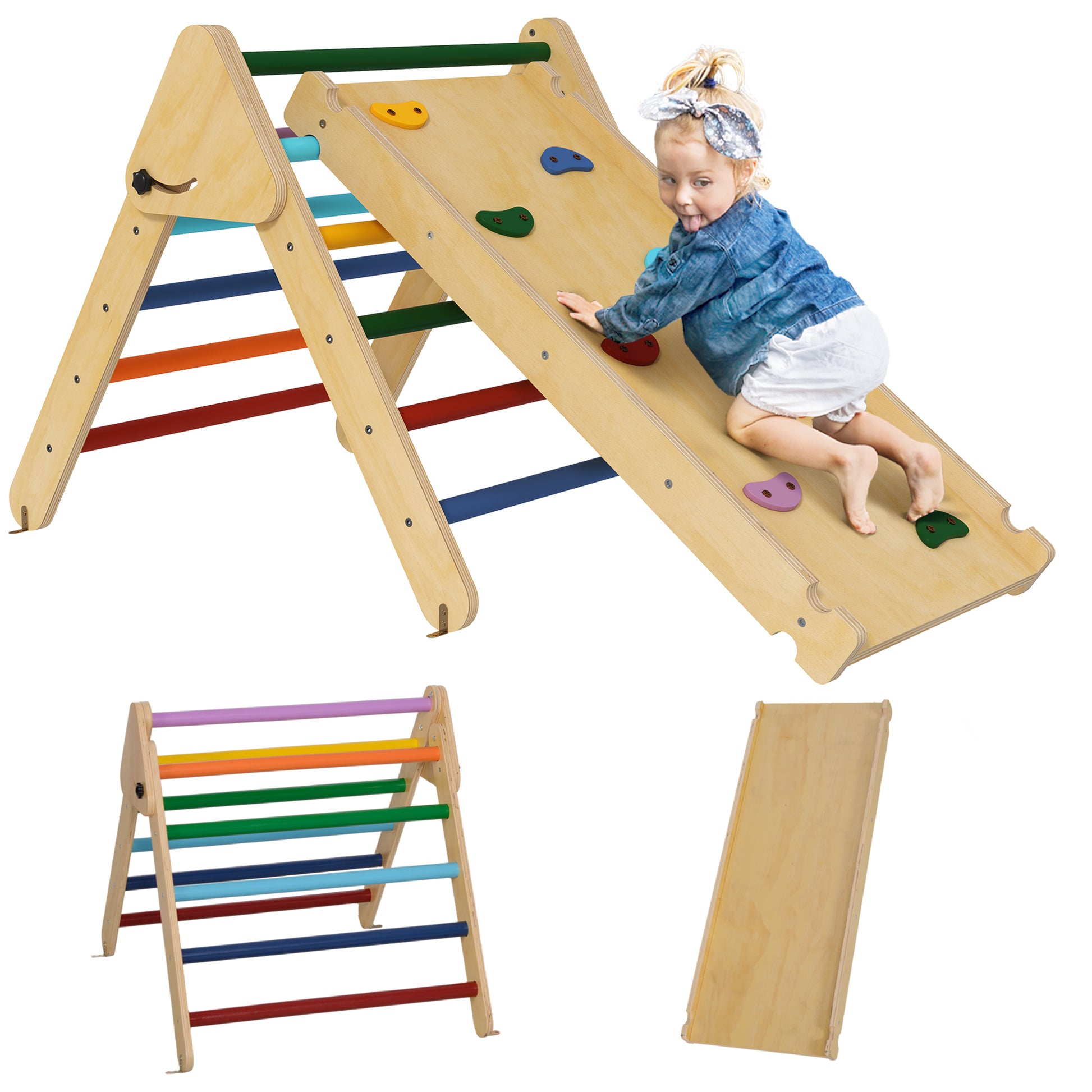 Toddler Climbing Frame for Kids, with Ramp