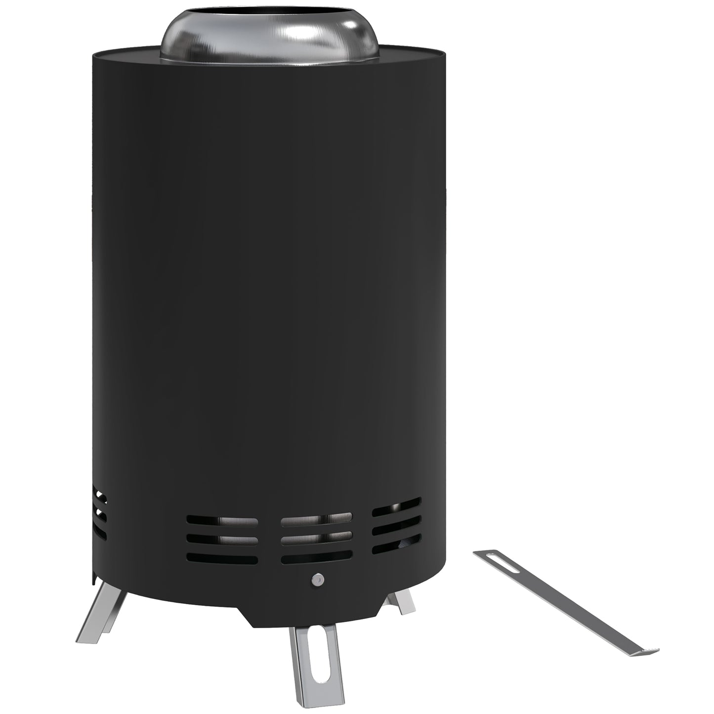 Smokeless Fire Pit, 16 x 16 cm Stainless Steel Portable Wood