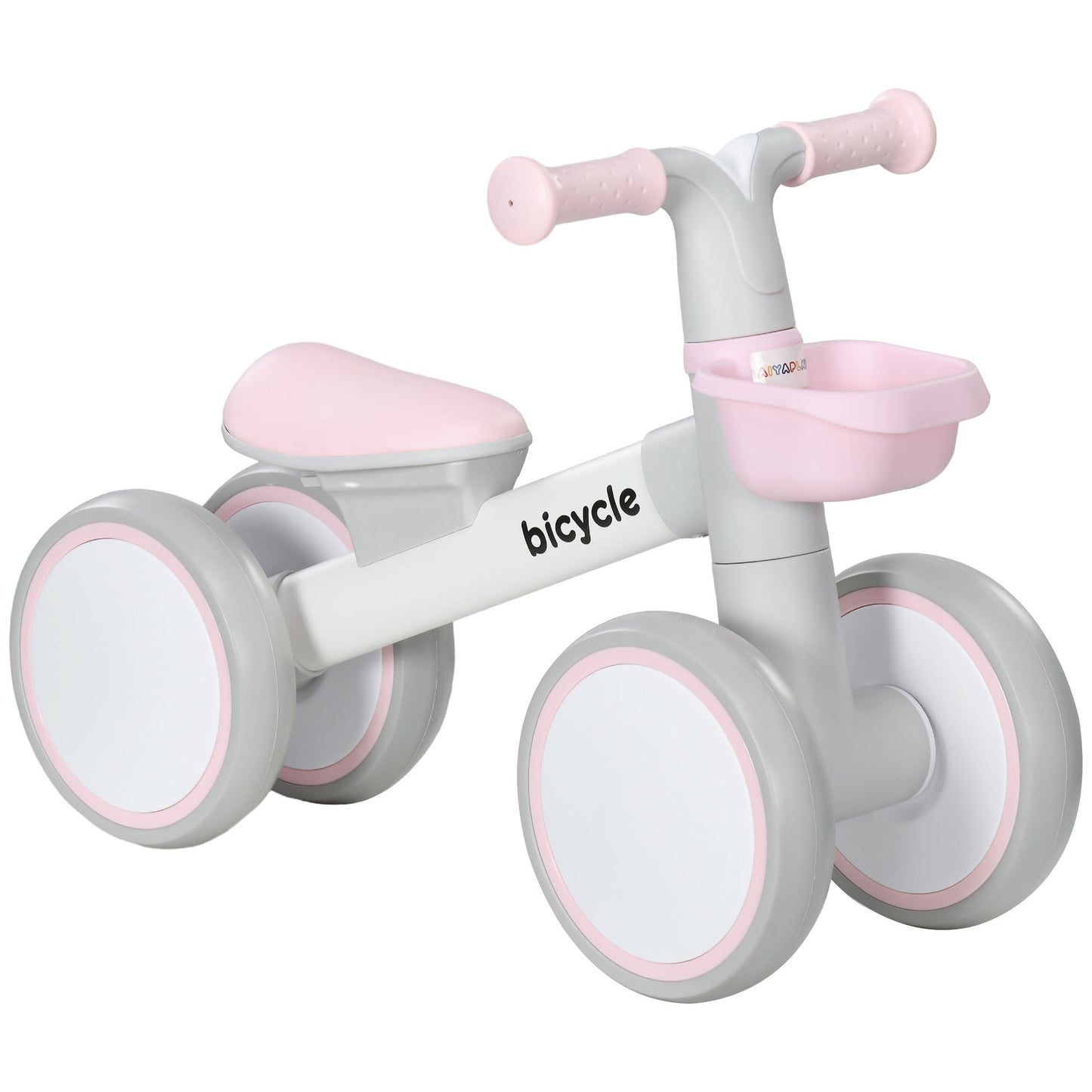 Kids Balance Bike for 1-3 Years Old with Adjustable Seat