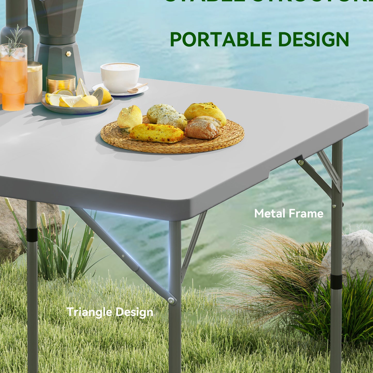 34/74cm Folding Camping Table, with Handle