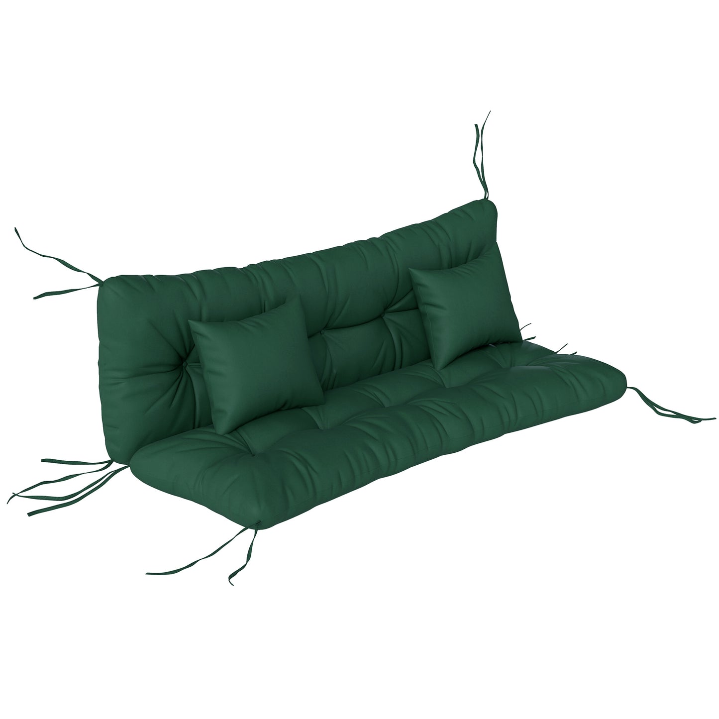 Outdoor Seat Cushions Back Cushion with 2 Pillows