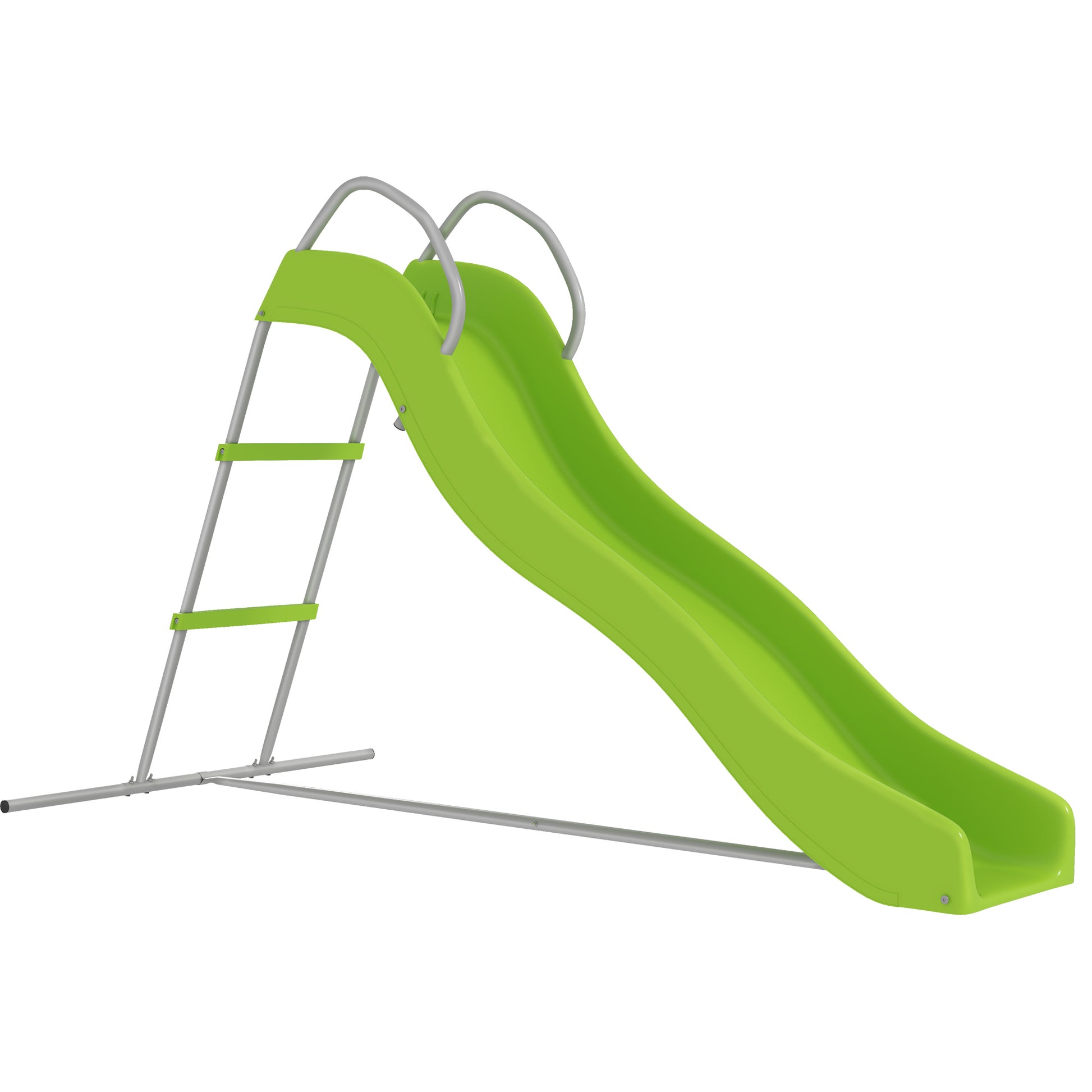 Freestanding Kids Slide with Climbing Ladder