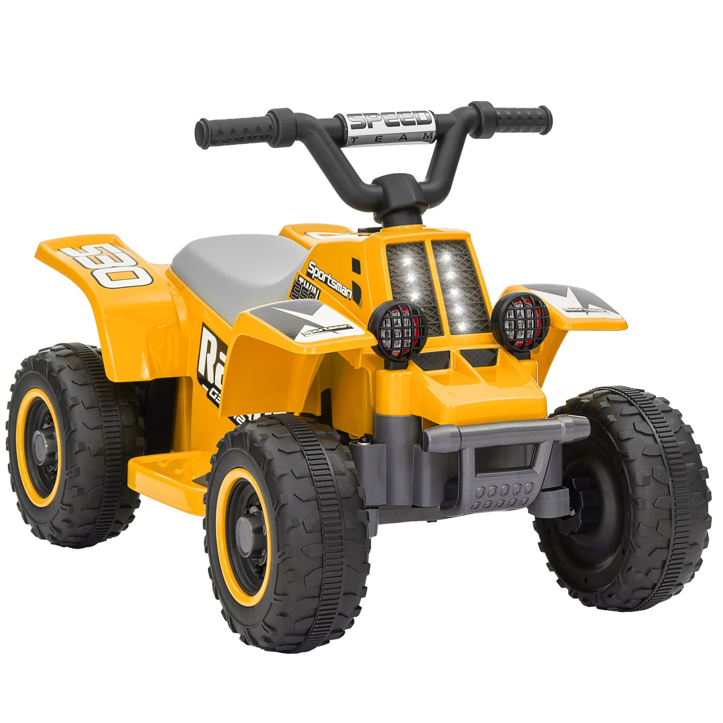 6V Electric Quad Bike for Kids, Ride On ATV w/ Forward/Reverse