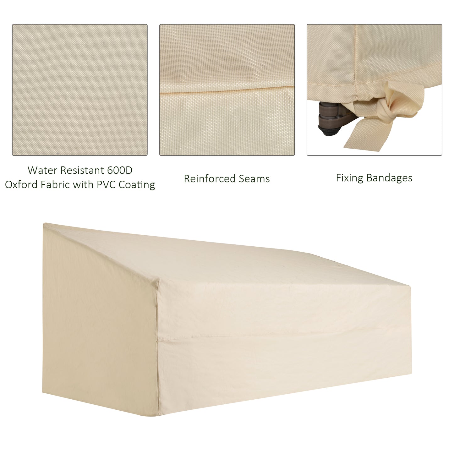 600D Oxford Cloth Garden Furniture Cover Waterproof
