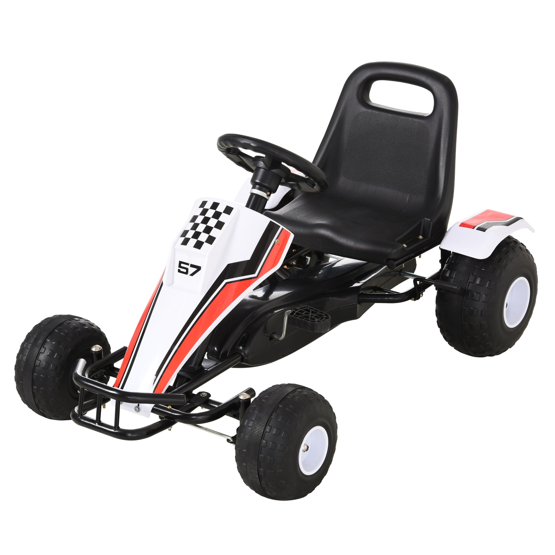 Kids Children Pedal Go Kart Manual Ride On Car w/ Brake Gears