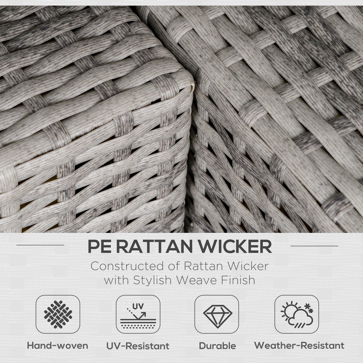 Outdoor PE Rattan Corner Sofa