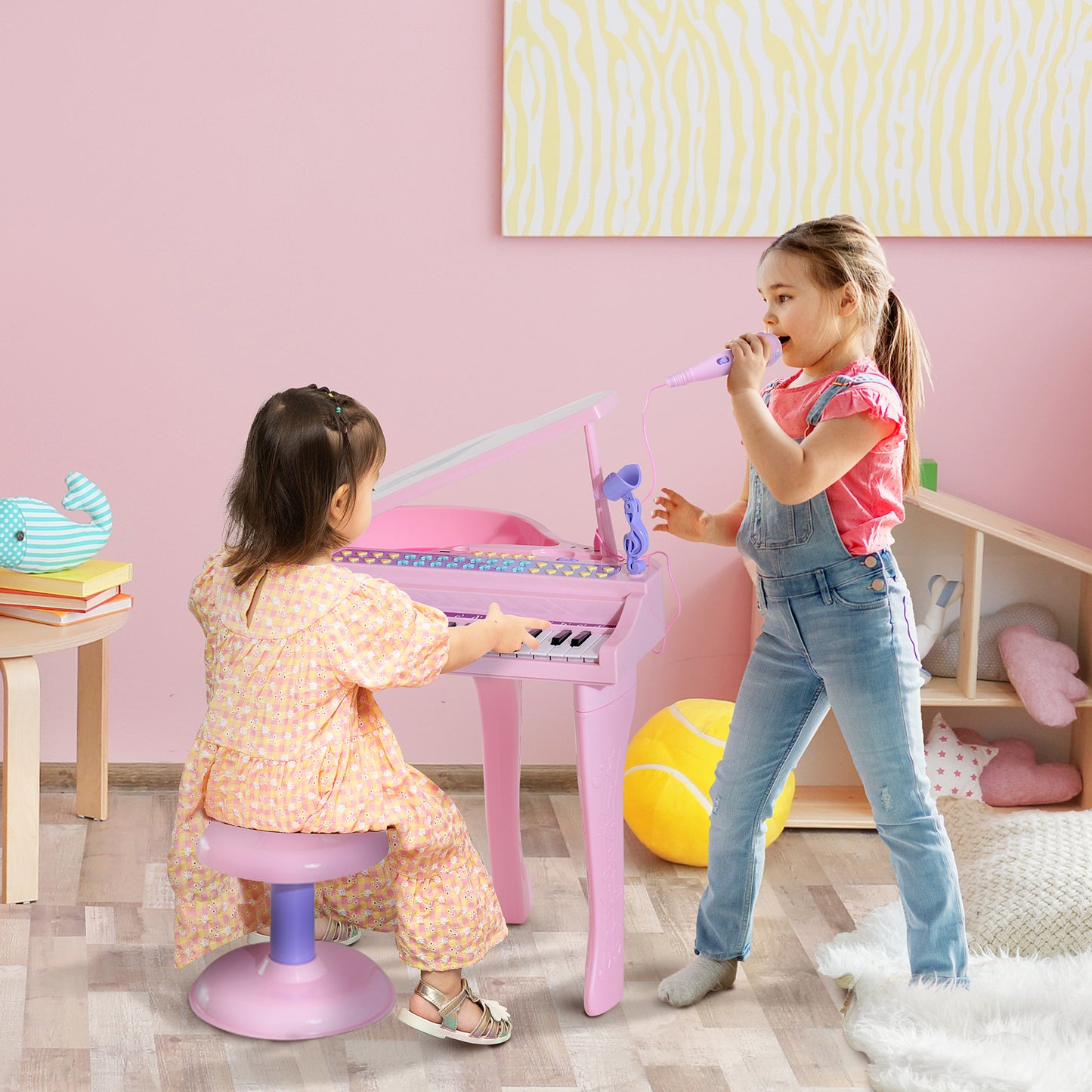 37 Keys Kids Mini Electronic Keyboard Children Grand Piano