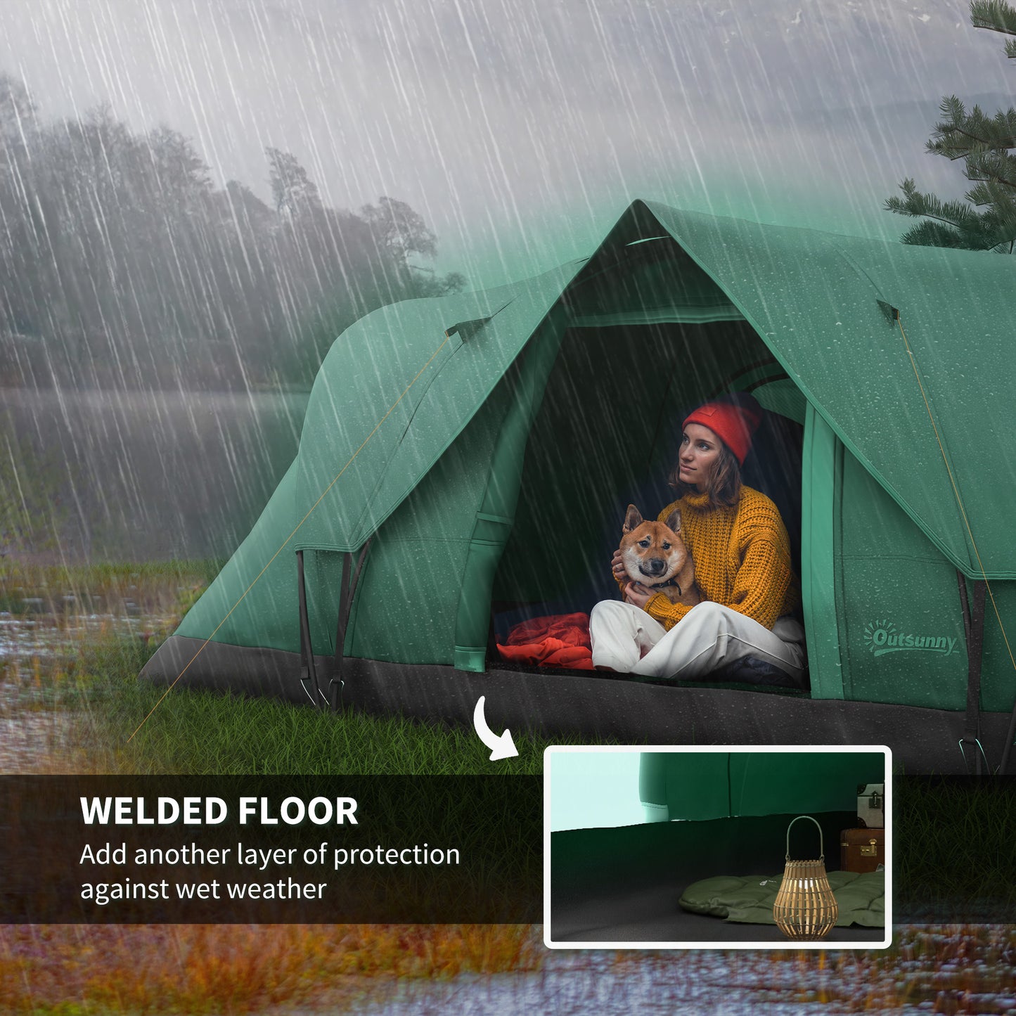 5-6 Man Dome Camping Tent