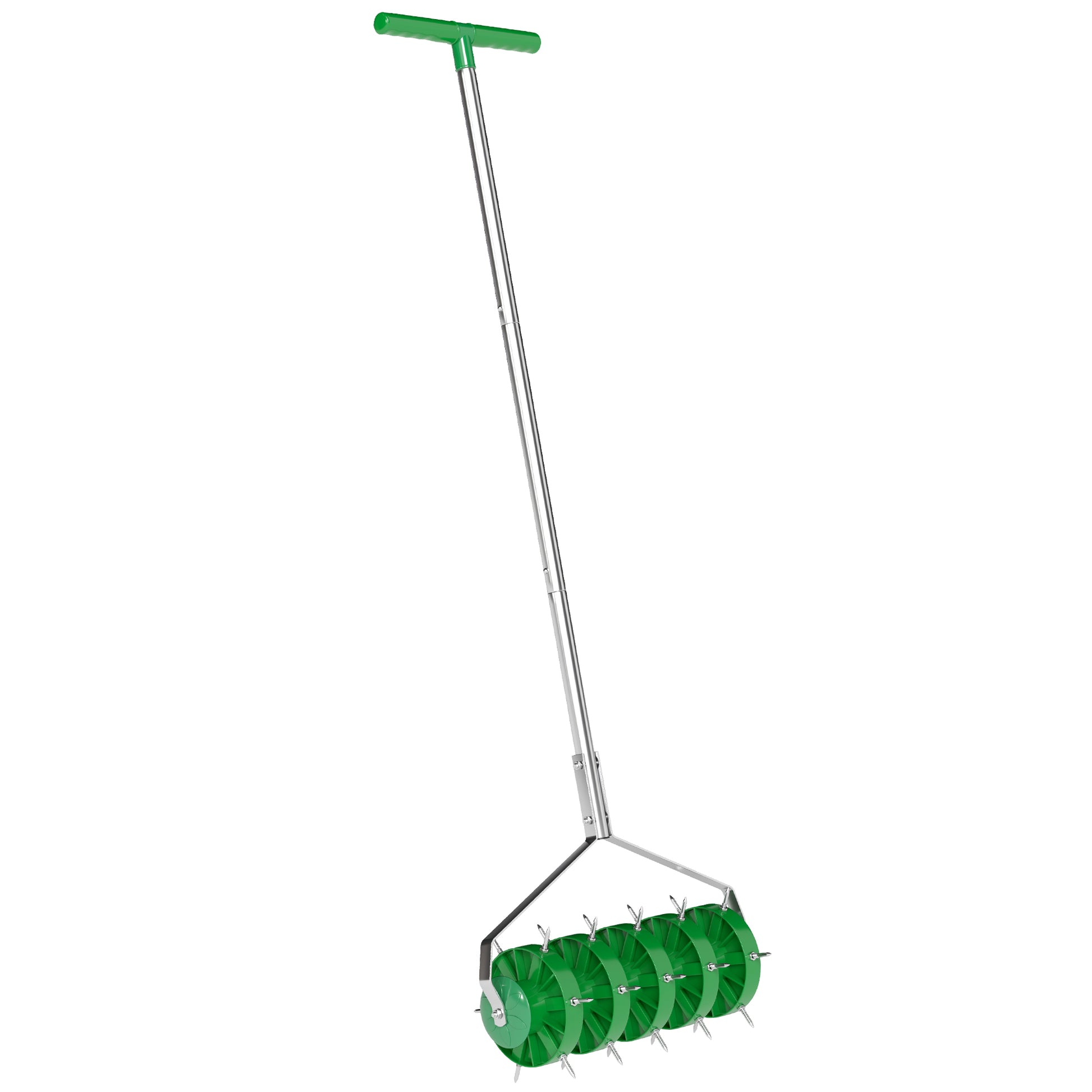 Rolling Lawn Aerator, Manual Grass Spike Roller